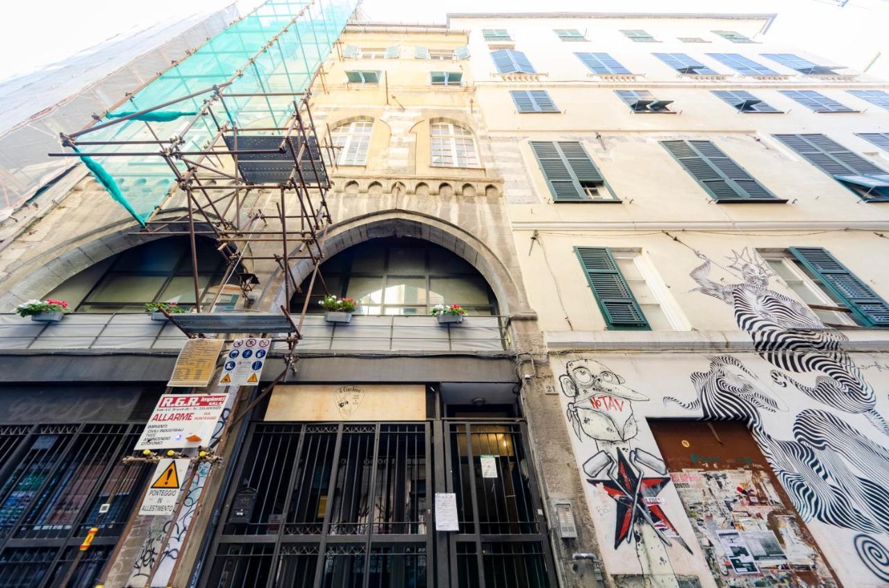 Joivy Vibrant Open-Plan Apt For 6 In Historic Centre Appartement Genua Buitenkant foto